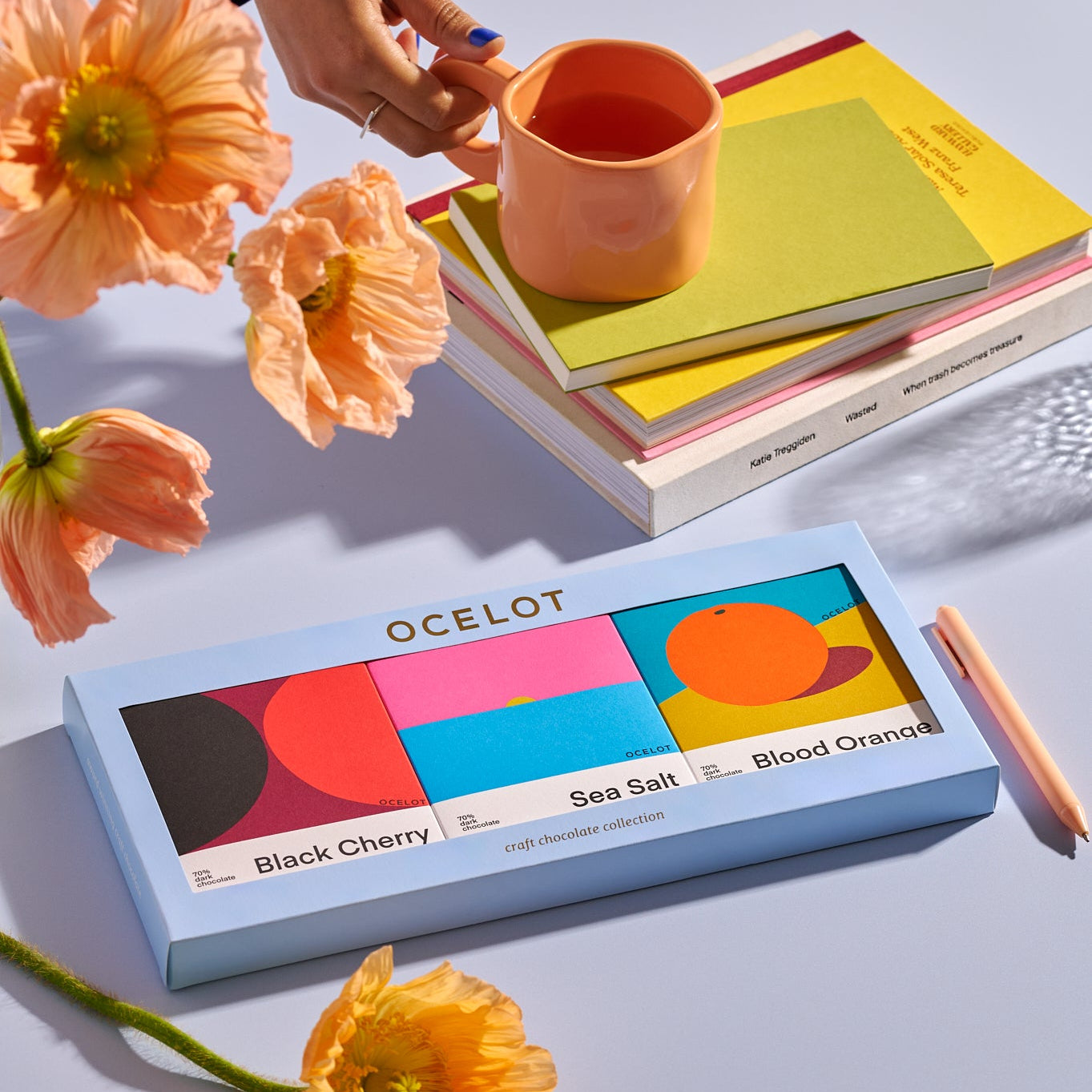 luxury craft chocolate gift set in beautiful packaging design perfect for teacher gift mother's day easter gift birthday gift